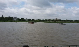 Khu vực xảy ra vụ tai nạn.