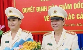 Công an Bình Dương điều động, bổ nhiệm nhiều cán bộ chủ chốt