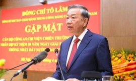 Tổng Bí thư Tô Lâm gặp mặt cán bộ Công an chi viện chiến trường miền Nam