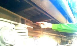 Nơi phát hiện người phụ nữ chết trong tư thế treo cổ.