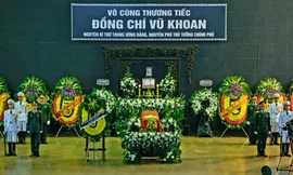 Lời cảm ơn của Ban Lễ tang và gia đình nguyên Phó Thủ tướng Chính phủ Vũ Khoan 