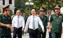 Chủ tịch nước Võ Văn Thưởng làm việc tại Quân khu 9