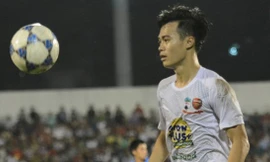 Văn Toàn là tác giả bàn thắng duy nhất của trận đấu. Ảnh: Zing