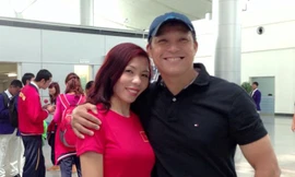 Vũ Thị Hương và "người ấy". Ảnh: Một Thế Giới