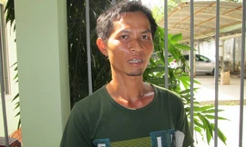 Tài xế xe bị “hôi” bia Hồ Kim Hậu.