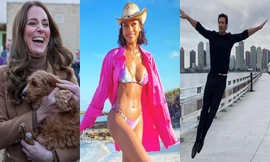 Ảnh hot sao trong tuần: Ái nữ Steve Harvey ‘bỏng rẫy’ với bikini, Hugh Jackman ‘bay’