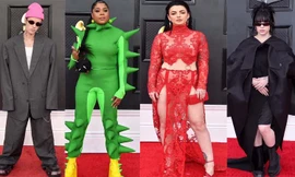 ‘Thảm họa thời trang’ Grammy: Justin Bieber có tên, sao mạng xã hội hở hang quá đà