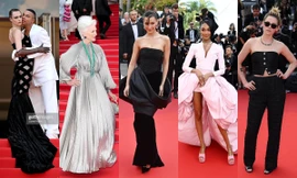 Cannes ngày 8: Bella Hadid - mẹ tỷ phú Elon Musk ‘thống trị’ thảm đỏ, Cara 'khó ở' vì bị trai áp má