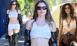 Julia Fox mặc gợi cảm táo bạo, bất ngờ so sánh với ‘Người đàn bà đẹp’