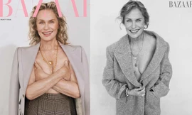 Siêu mẫu 78 tuổi tự tin phô ngực trần trên bìa tạp chí 