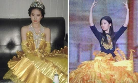 Loạt ảnh Lưu Diệc Phi hoá ‘Nữ thần Kim Ưng’ năm 19 tuổi gây sốt mạng xã hội