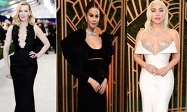 SAG Awards: Lady Gaga và đàn chị U60 ‘thả rông’, Selena Gomez đeo dây chuyền triệu USD