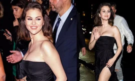 Selena Gomez mặc tôn ngực ‘bốc lửa’ sau ồn ào với Hailey Bieber