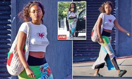 Con gái út nhà Obama ‘thả rông’ táo bạo trên phố trước ngày tựu trường