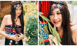 Ôn Bích Hà hóa cô gái dân tộc thiểu số ở tuổi 56, sắc vóc mê đắm lòng người