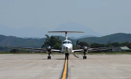 Sân bay Vân Đồn đón chuyến bay đầu tiên