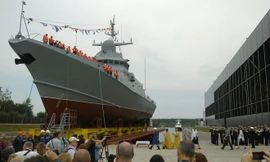 Nga hạ thủy tàu tên lửa tàng hình cỡ nhỏ Typhoon thuộc lớp Karakurt