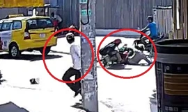 Chủ nhà lao ra nhanh như cắt, kéo 2 kẻ trộm ngã sấp mặt