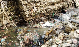 Cảnh ô nhiễm đáng sợ ở chân cầu Long Biên: Bao giờ rác 'nở' thành hoa?