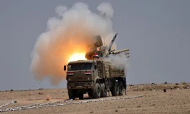 Phòng không Syria khoe hàng nóng