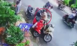 Đi SH trộm đồ bị bắt tại trận, thản nhiên lái xe tẩu thoát