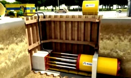 TPHCM sử dụng robot khoan ngầm làm đường ống nước thải