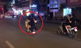 Bốc đầu xe máy mừng chiến thắng của Olympic VN và cái kết đắng 