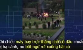 Máy bay chở cô dâu Brazil rơi, phát nổ ngay tại đám cưới