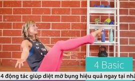 4 động tác giảm mỡ bụng hiệu quả