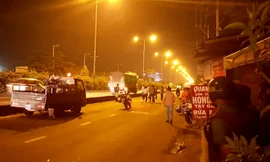 Cận cảnh hiện trường thanh niên bị bắt chết khi lạc trong đoàn 'bão'