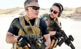 Vua Jordan trổ tài bắn súng trên thao trường