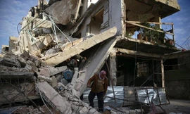 'Địa ngục trần gian' Đông Ghouta trong mưa bom bão đạn
