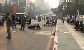 Thanh niên phóng xe tông người phụ nữ bay thành cầu tử vong