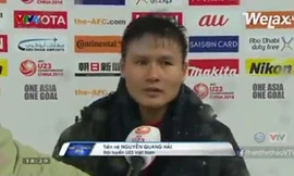 Quang Hải rớm nước mắt tiếc nuối phát biểu sau trận chung kết