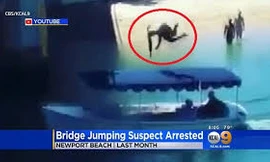 Nam thanh niên nhảy cầu để sống ảo, đáp trúng người trên thuyền