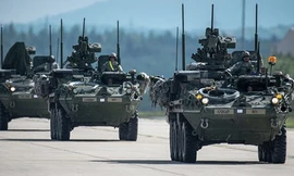 Tấm Màn Sắt được thử nghiệm trên một xe Humvee của quân đội Mỹ