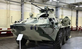 Khám phá sức mạnh xe bọc thép chở quân BTR-82A của Nga