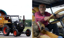 CĐV Đức lái máy kéo sang Nga xem World Cup