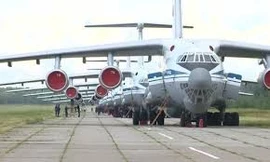 50 vận tải cơ hạng nặng Nga tham gia diễn tập đổ bộ đường không