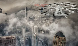 Drone chữa cháy cho nhà cao tầng chọc trời, bay cao 300 mét