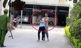 Cảnh sát nổ súng chỉ thiên, trấn áp kẻ cầm dao uy hiếp con tin ở Huế