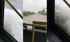 Phố biến thành sông ở thủ đô Hà Nội