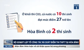 Tới lượt Hòa Bình bị rà soát điểm thi THPT