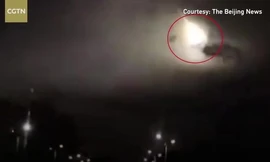 Siêu sao băng thắp sáng bầu trời đêm ở Trung Quốc