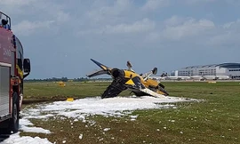 Tai nạn máy bay tại Triển lãm hàng không quốc tế ở Singapore