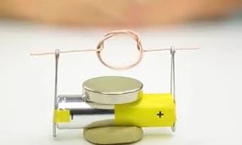 Thí nghiệm vui với nam châm và pin