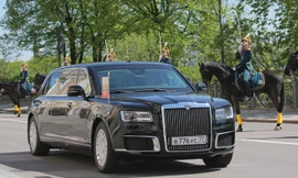 Cận cảnh siêu xe mới của Tổng thống Putin trong lễ nhậm chức