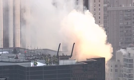 Hiện trường vụ cháy. Ảnh: Today