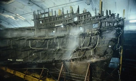 Cận cảnh tàu chiến 'trở về' từ đáy biển sau 5 thế kỉ