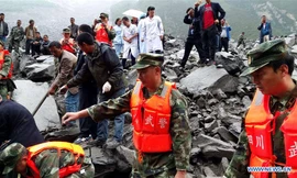 Lở đất chôn vùi 120 người ở Trung Quốc: Mới tìm thấy thi thể 15 người